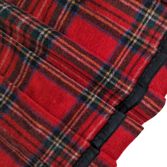 Copied - Vintage Woolrich plaid pleated wrap kilt skirt wool SZ 6 runs small - Picture 6 of 13